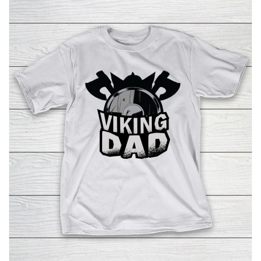 Fathers Day Funny Gift Ideas Apparel Vikingdad Tshirt